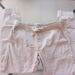 MENS EXPRESS CREAM JOGGERS SZ 34